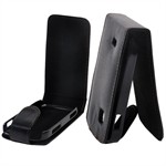 Galaxy Mini l�der etui (Sort)